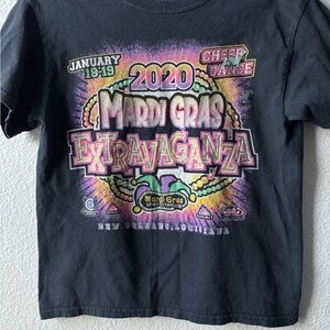 Mardi Gras Extravaganza T-Shirt - Black Size M